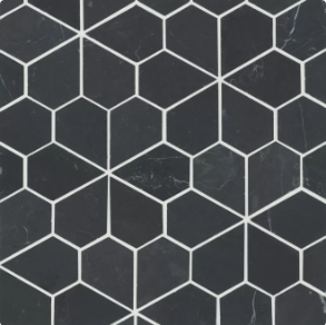 Nero Marquina Mosaic 9 - marble tile